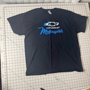 Chevrolet Motosports Gildan Black‎ Short Sleeve Tee Mens XL